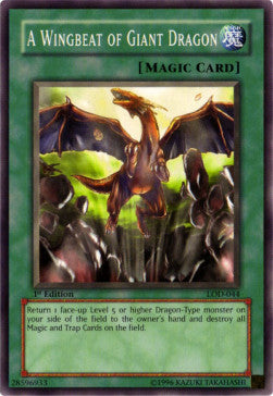 A Wingbeat of Giant Dragon (V.1 - Common) - Legacy of Darkness (Common) [LOD-044]