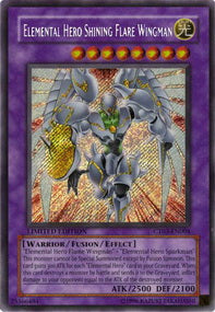 Elemental HERO Shining Flare Wingman - Collector's Tins 2006 (Secret Rare)