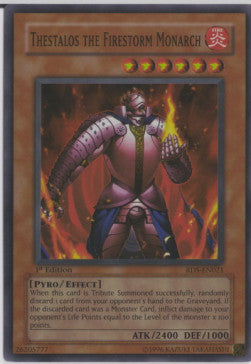 Thestalos the Firestorm Monarch (V.1 - Super Rare) - Rise of Destiny (Super Rare) [RDS-021]