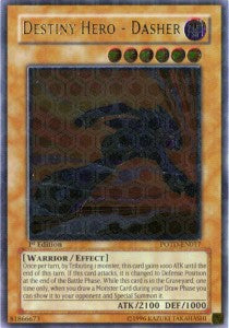 Destiny HERO - Dasher (V.2 - Ultimate Rare) - Power of the Duelist (Ultimate Rare) [POTD-017]