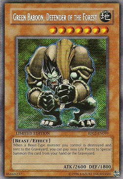 Green Baboon, Defender of the Forest - Retro Pack 2 (Secret Rare) [RP02-099]