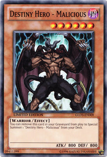 Destiny HERO - Malicious - Gold Series 3 (Common) [GLD3-009]