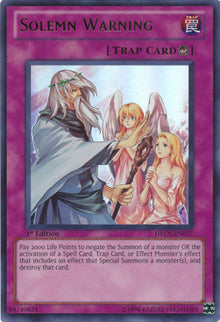 Solemn Warning (V.1 - Ultra Rare) - Duelist Revolution (Ultra Rare) [DREV-077]