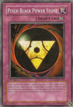 Pitch-Black Power Stone - Structure Deck: Spellcaster's Command (Common) [SDSC-036]
