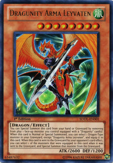 Dragunity Arma Leyvaten (V.1 - Ultra Rare) - Structure Deck: Dragunity Legion (Ultra Rare) [SDDL-001]