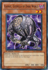 Kahkki, Guerilla of Dark World - Structure Deck: Gates of the Underworld (Common) [SDGU-007]