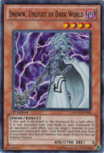 Snoww, Unlight of Dark World - Structure Deck: Gates of the Underworld (Super Rare) [SDGU-002]