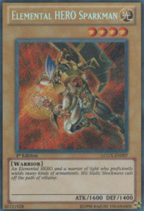 Elemental HERO Sparkman (V.2 - Secret Rare) - Legendary Collection 2: Mega Pack (Secret Rare) [LCGX-007]