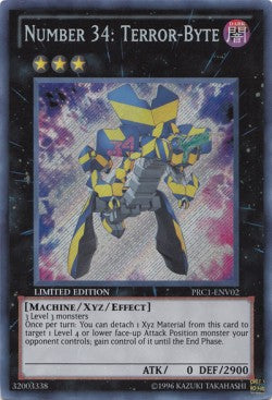 Number 34: Terror-Byte - Premium Collection (Secret Rare) [PRC1-V02]