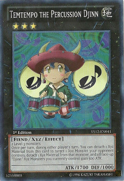 Temtempo the Percussion Djinn - Starter Deck: Xyz Symphony (Super Rare) [YS12-041]