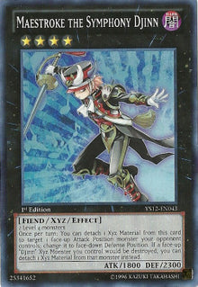 Maestroke the Symphony Djinn - Starter Deck: Xyz Symphony (Super Rare) [YS12-043]