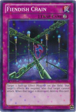 Fiendish Chain (V.2 - Starfoil Rare) - Battle Pack: Epic Dawn (Starfoil Rare) [BP01-105]