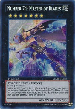 Number 74: Master of Blades - Number Hunters (Secret Rare) [NUMH-032]