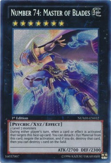 Number 74: Master of Blades - Number Hunters (Secret Rare) [NUMH-032]