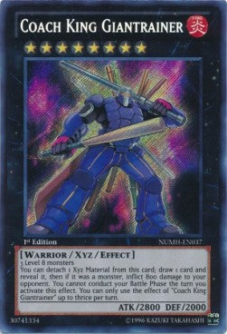 Coach King Giantrainer - Number Hunters (Secret Rare) [NUMH-037]