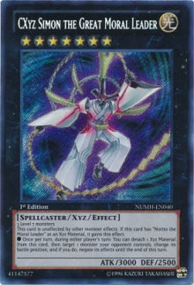 CXyz Simon the Great Moral Leader - Number Hunters (Secret Rare) [NUMH-040]