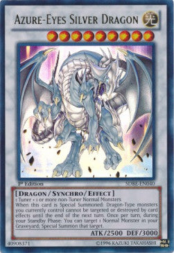 Azure-Eyes Silver Dragon (V.1 - Ultra Rare) - Structure Deck: Saga of Blue-Eyes White Dragon (Ultra Rare) [SDBE-040]
