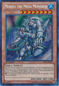 Mobius the Mega Monarch (V.1 - Secret Rare) - Legacy of the Valiant (Secret Rare) [LVAL-040]