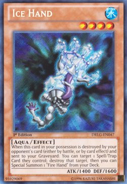 Ice Hand - Dragons of Legend (Secret Rare) [DRLG-047]