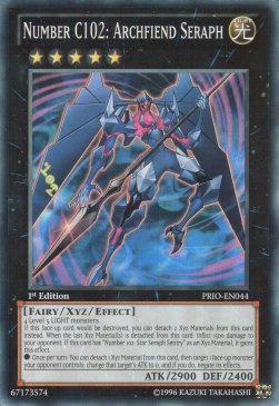 Number C102: Archfiend Seraph (V.1 - Super Rare) - Primal Origin (Super Rare) [PRIO-044]