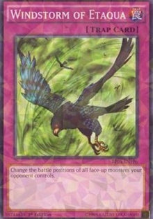Windstorm of Etaqua (V.2 - Shatterfoil) - Battle Pack 3: Monster League (Shatterfoil) [BP03-196]