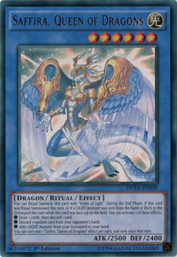 Saffira, Queen of Dragons (V.1 - Ultra Rare) - Duelist Alliance (Ultra Rare) [DUEA-050]