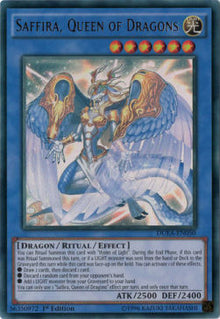 Saffira, Queen of Dragons (V.1 - Ultra Rare) - Duelist Alliance (Ultra Rare) [DUEA-050]