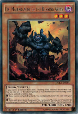 Cir, Malebranche of the Burning Abyss - Duelist Alliance (Rare) [DUEA-084]