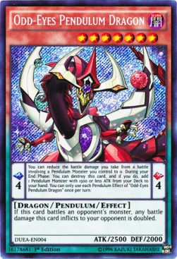 Odd-Eyes Pendulum Dragon (V.1 - Secret Rare) - Duelist Alliance (Secret Rare) [DUEA-004]