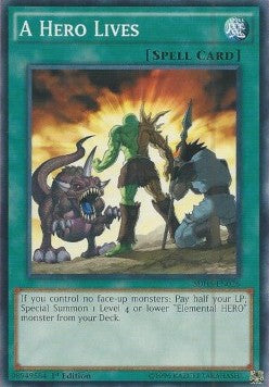 A Hero Lives - Structure Deck: HERO Strike (Common) [SDHS-026]