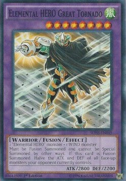 Elemental HERO Great Tornado - Structure Deck: HERO Strike (Common) [SDHS-045]