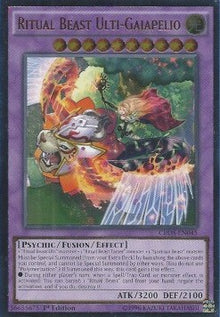 Ritual Beast Ulti-Gaiapelio (V.2 - Ultimate Rare) - Crossed Souls (Ultimate Rare) [CROS-045]