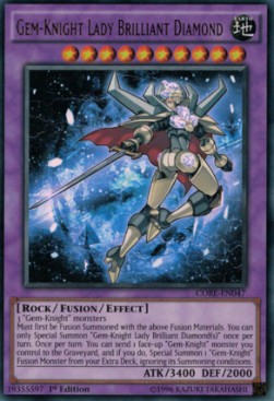 Gem-Knight Lady Brilliant Diamond - Clash of Rebellions (Ultra Rare) [CORE-047]