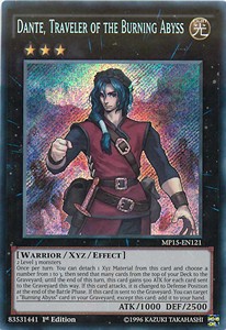 Dante, Traveler of the Burning Abyss - 2015 Mega-Tin Mega Pack (Secret Rare) [MP15-121]