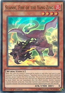 Suanni, Fire of the Yang Zing - 2015 Mega-Tin Mega Pack (Super Rare) [MP15-083]