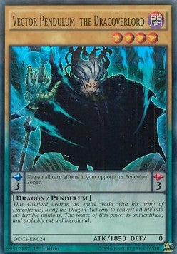 Vector Pendulum, the Dracoverlord - Dimension of Chaos (Super Rare) [DOCS-024]