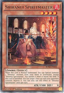Shiranui Spiritmaster - Breakers of Shadow (Rare) [BOSH-033]