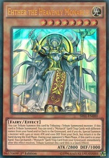 Ehther the Heavenly Monarch - Structure Deck: Emperor of Darkness (Ultra Rare) [SR01-000]