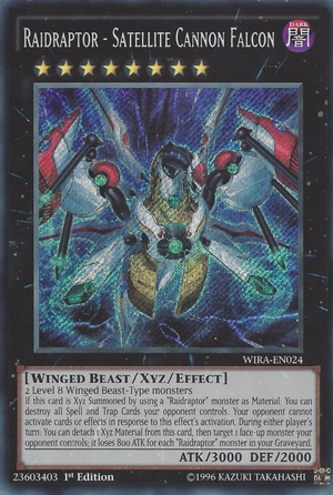 Raidraptor - Satellite Cannon Falcon - Wing Raiders (Secret Rare) [WIRA-024]