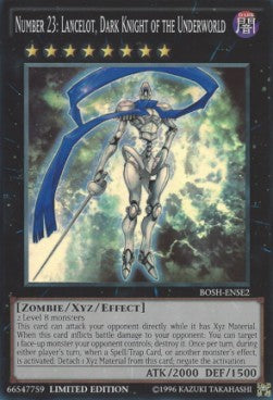 Number 23: Lancelot, Dark Knight of the Underworld - Breakers of Shadow (Super Rare) [BOSH-SE2]
