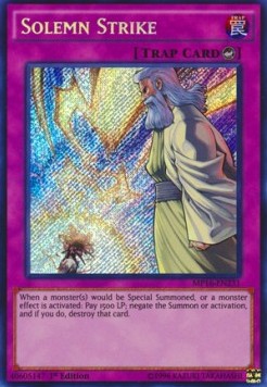 Solemn Strike - 2016 Mega-Tin Mega Pack (Secret Rare) [MP16-231]