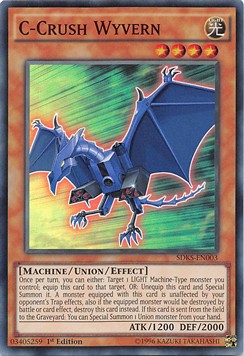 C-Crush Wyvern - Structure Deck: Seto Kaiba (Super Rare) [SDKS-003]