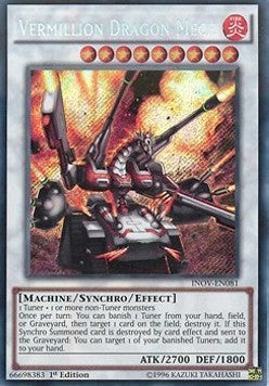 Vermillion Dragon Mech - Invasion: Vengeance (Secret Rare) [INOV-081]