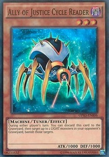 Ally of Justice Cycle Reader - OTS Tournament Pack 3 (Super Rare) [OP03-006]