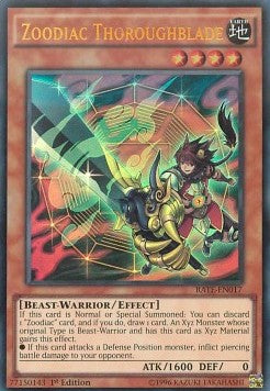 Zoodiac Thoroughblade - Raging Tempest (Ultra Rare) [RATE-017]