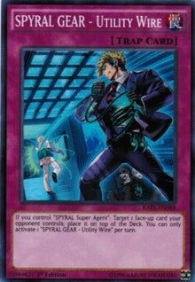 SPYRAL GEAR - Utility Wire - Raging Tempest (Super Rare) [RATE-088]