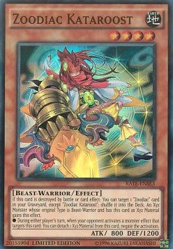Zoodiac Kataroost - Raging Tempest (Super Rare) [RATE-SE3]