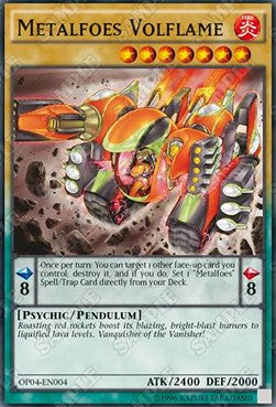 Metalfoes Volflame - OTS Tournament Pack 4 (Super Rare) [OP04-004]