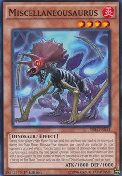 Miscellaneousaurus - Structure Deck: Dinosmasher's Fury (Common) [SR04-014]