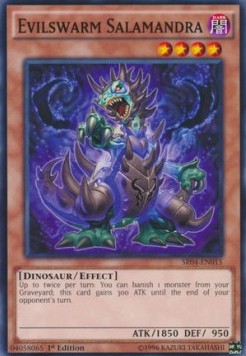 Evilswarm Salamandra - Structure Deck: Dinosmasher's Fury (Common) [SR04-015]